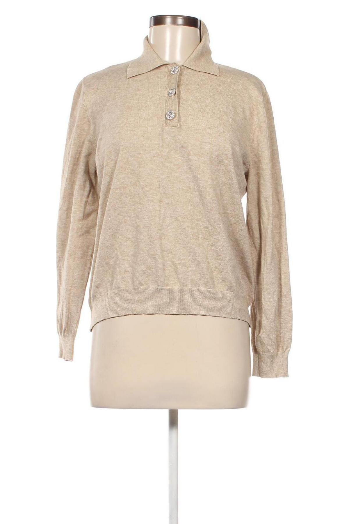Γυναικείο πουλόβερ VILA, Μέγεθος M, Χρώμα  Μπέζ, Τιμή 8,91 €