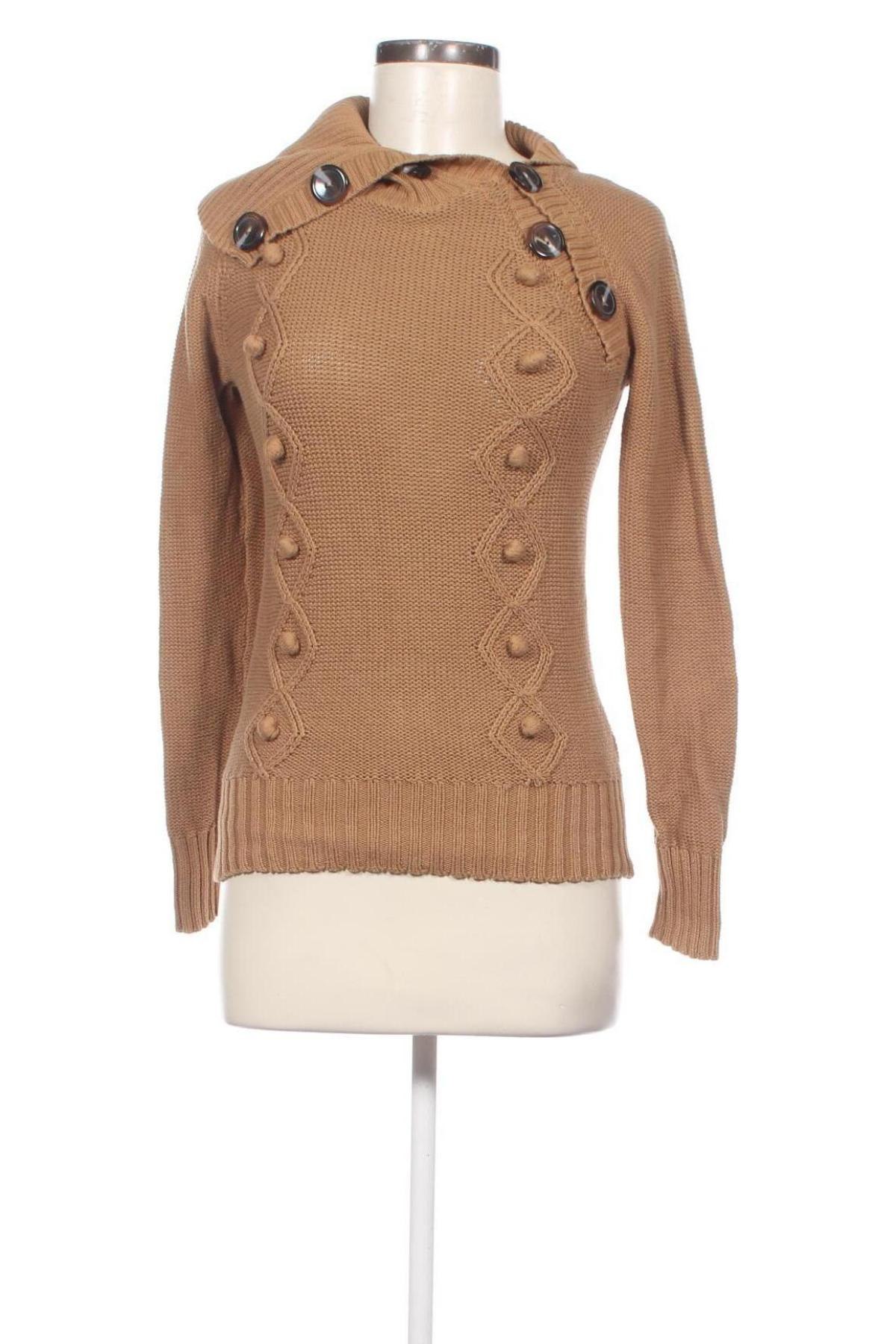 Γυναικείο πουλόβερ Vero Moda, Μέγεθος S, Χρώμα Καφέ, Τιμή 9,21 €