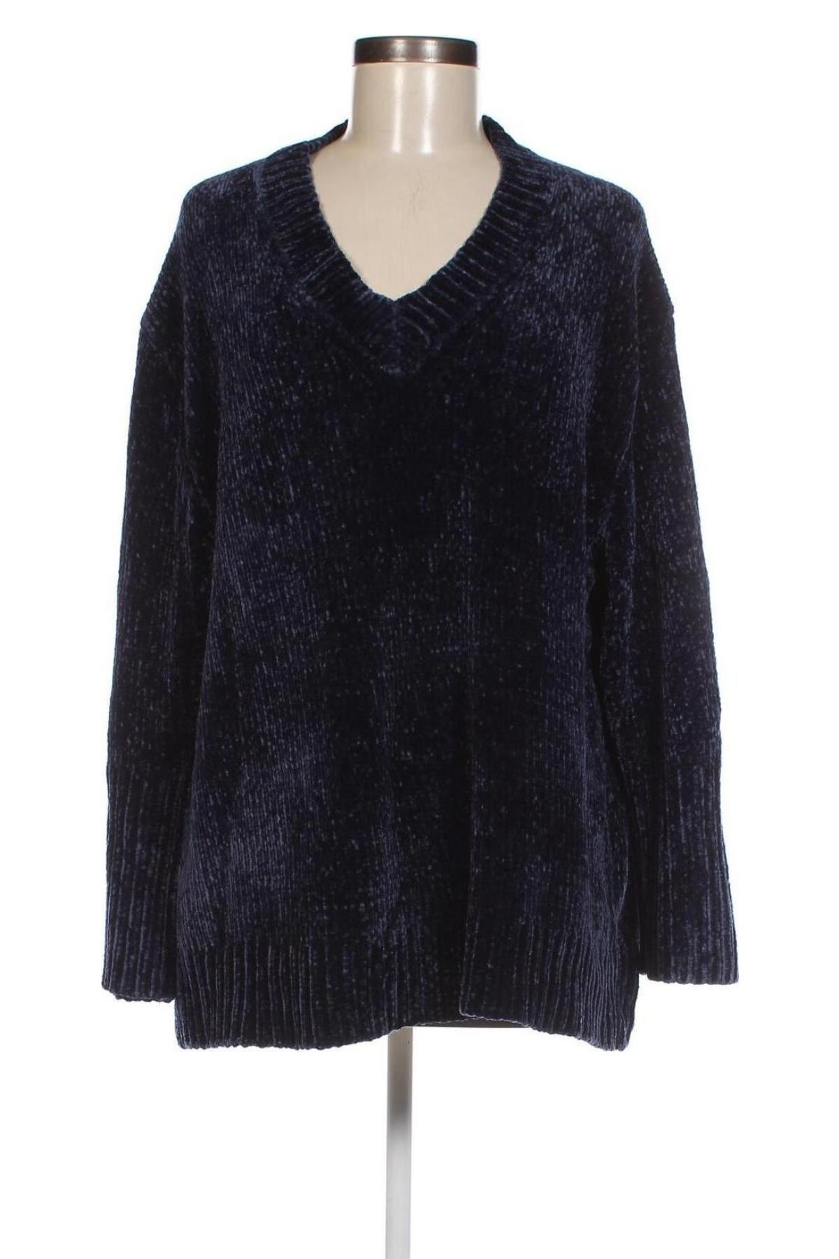 Pulover de femei Zara Knitwear, Mărime S, Culoare Albastru, Preț 20,39 Lei