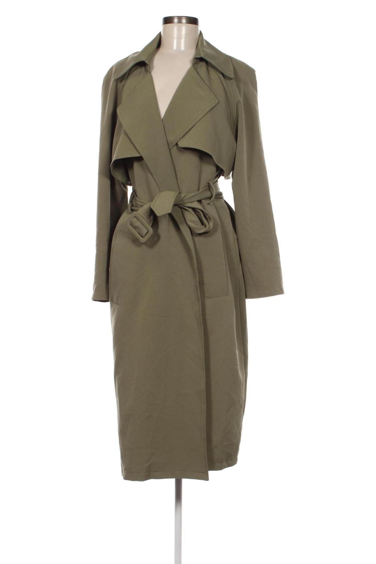 Damen Trench Coat 4th & Reckless, Größe XL, Farbe Grün, Preis € 52,19