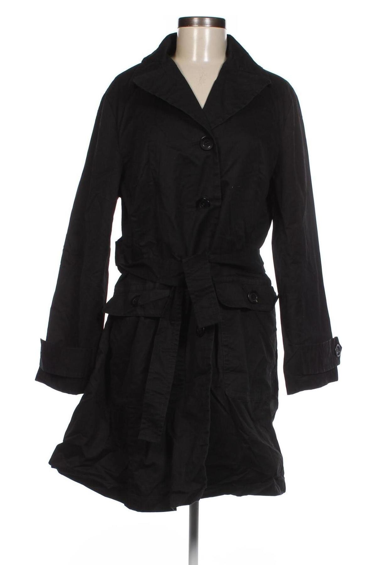 Damen Trenchcoat Lindex, Größe XL, Farbe Schwarz, Preis 20,88 €