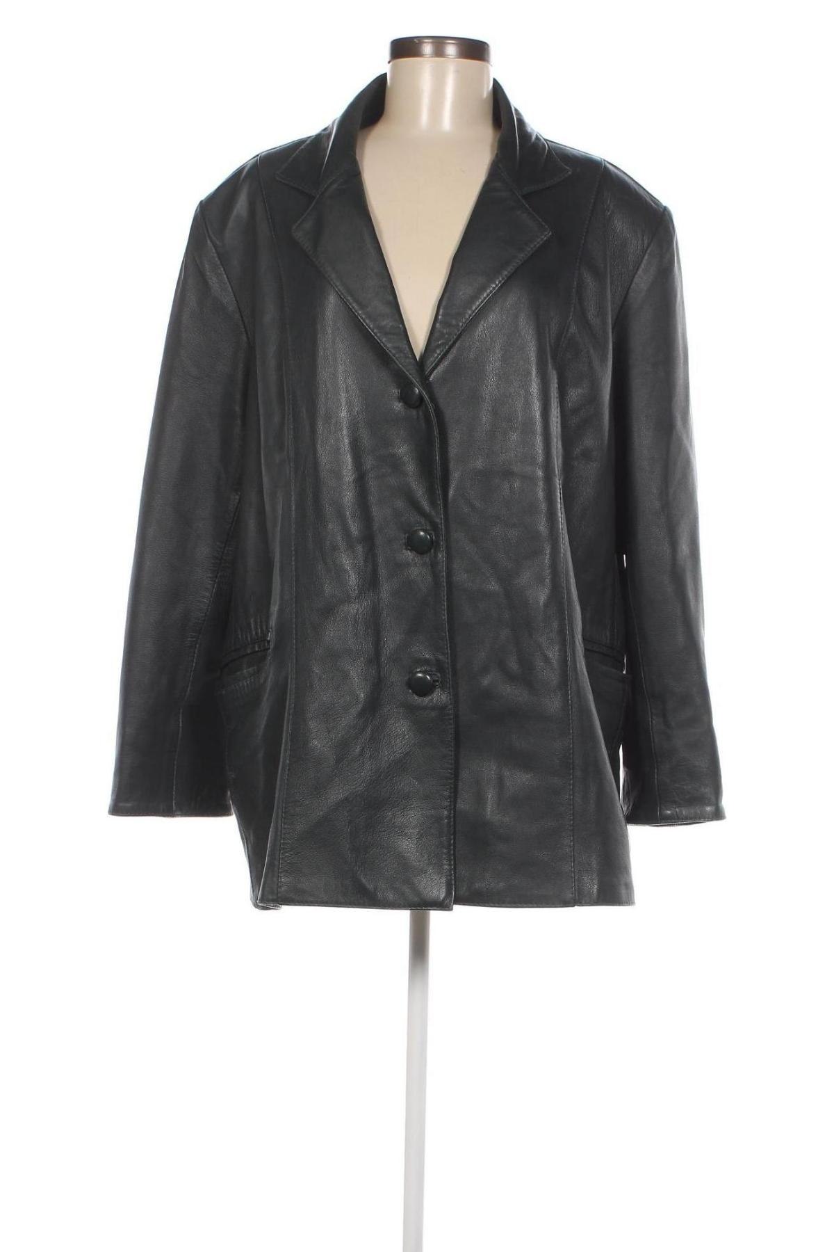 Dámska kožená bunda , Veľkosť XL, Farba Zelená, Cena  12,13 €