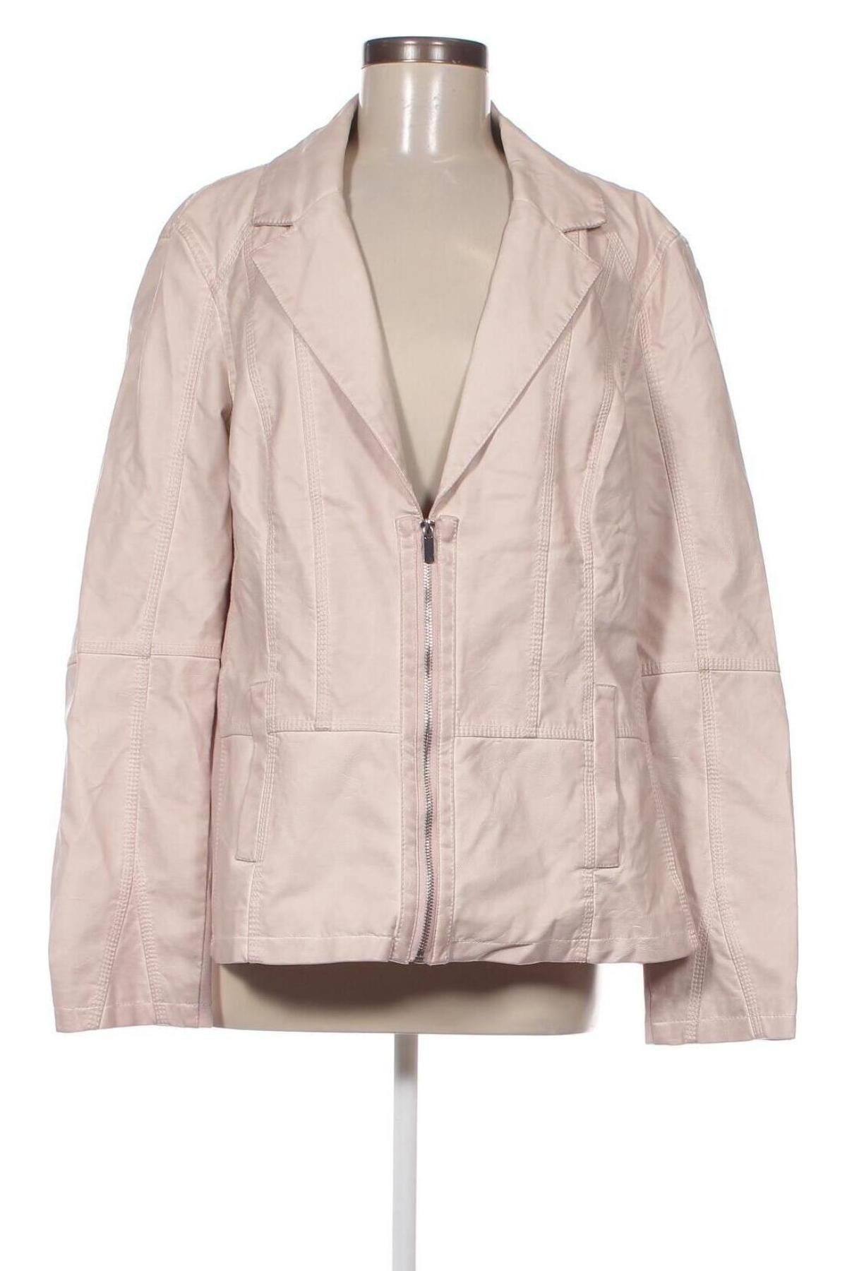 Dámska kožená bunda , Veľkosť XL, Farba Ružová, Cena  4,72 €