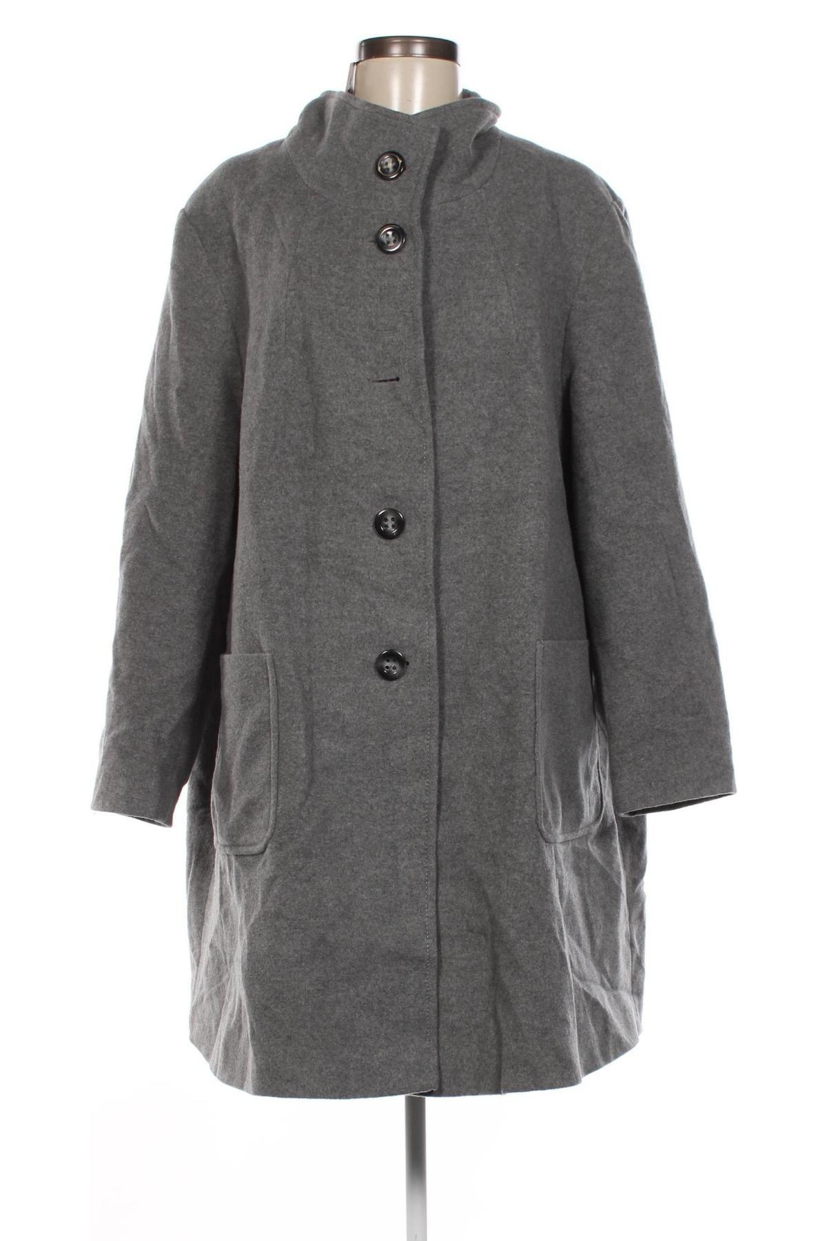 Γυναικείο παλτό Adagio, Μέγεθος XXL, Χρώμα Γκρί, Τιμή 66,19 €