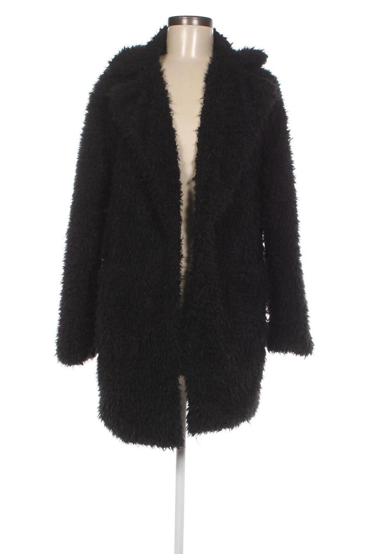 Дамско палто Amisu, Размер S, Цвят Черен, Цена 32,10 лв.