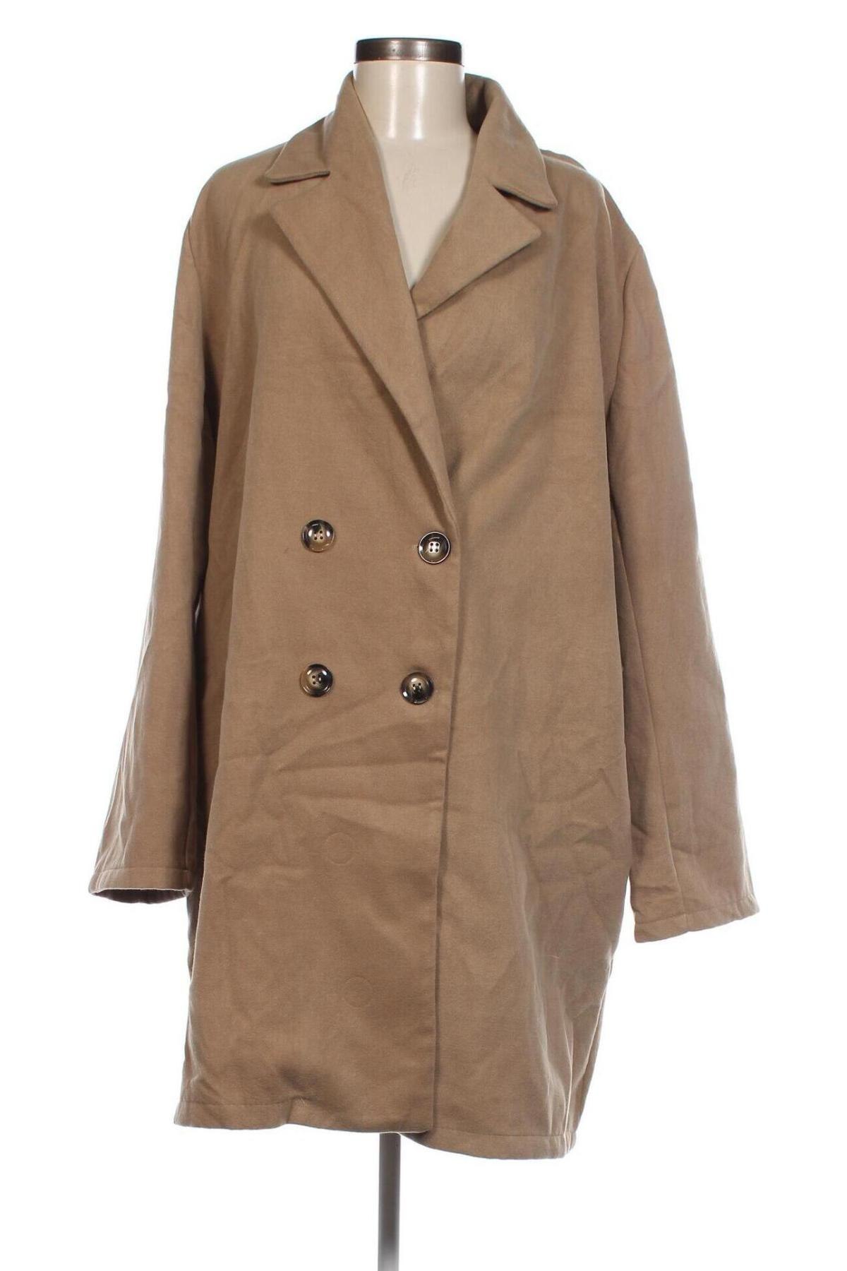 Дамско палто Boohoo, Размер L, Цвят Бежов, Цена 25,75 лв.