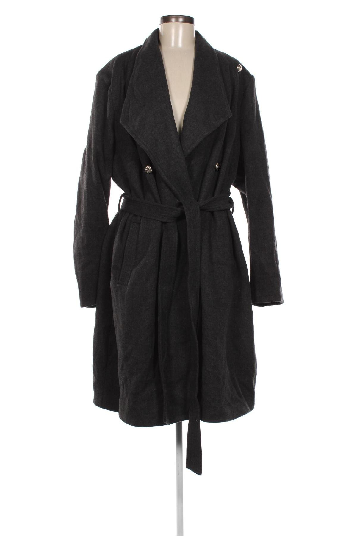 Palton de femei City Chic, Mărime XL, Culoare Gri, Preț 254,61 Lei