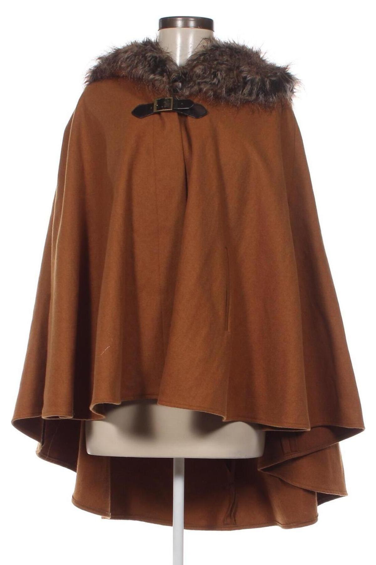 Дамско палто Dorothy Perkins, Размер L, Цвят Кафяв, Цена 23,76 лв.