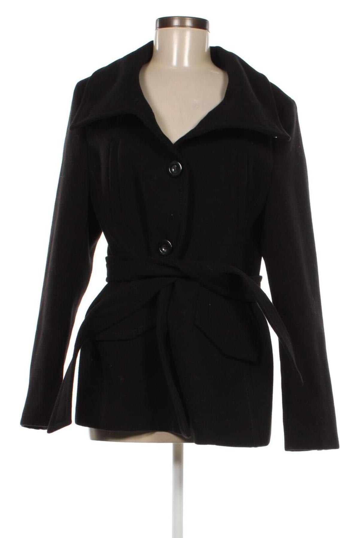 Дамско палто Esprit, Размер M, Цвят Черен, Цена 14,56 лв.