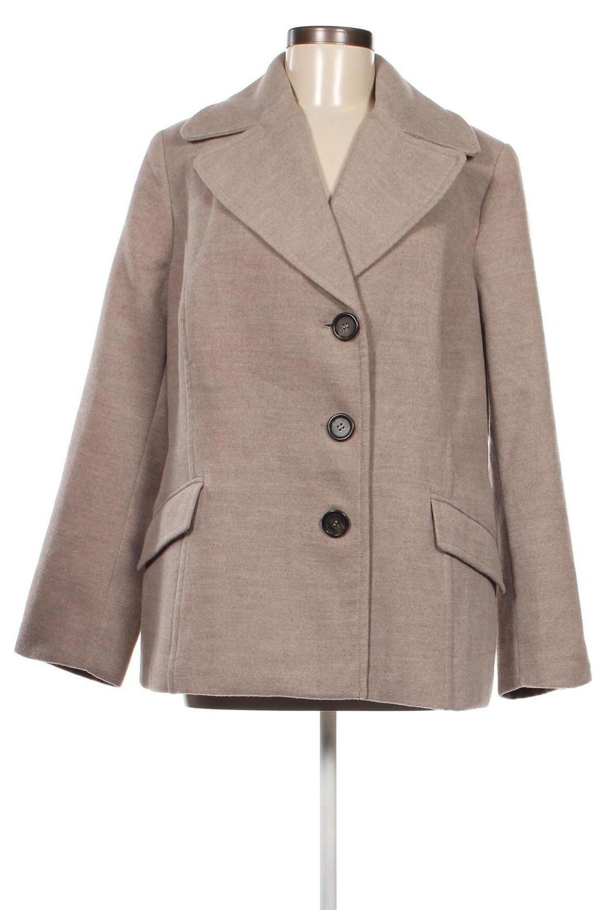 Γυναικείο παλτό H&M, Μέγεθος XXL, Χρώμα  Μπέζ, Τιμή 37,76 €