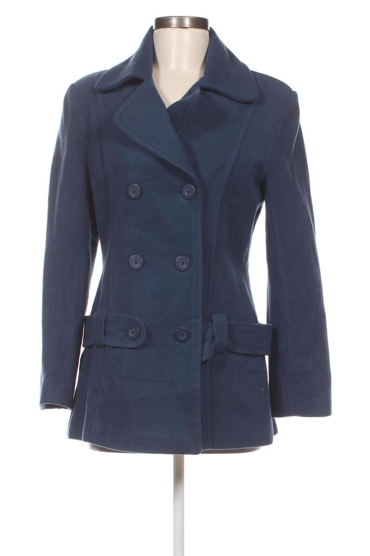 Дамско палто Sasha, Размер L, Цвят Син, Цена 107,00 лв.