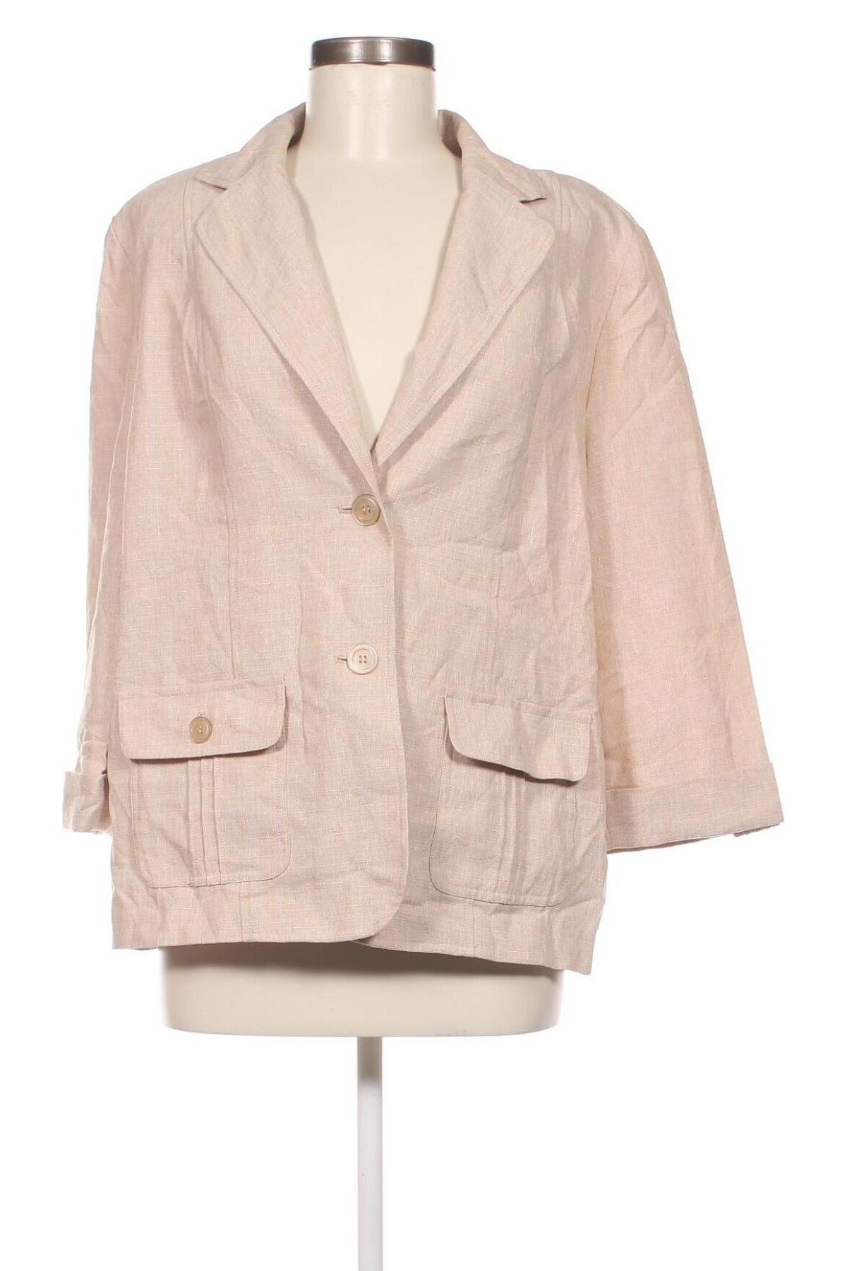 Γυναικείο σακάκι Alfred Dunner, Μέγεθος XL, Χρώμα  Μπέζ, Τιμή 6,26 €