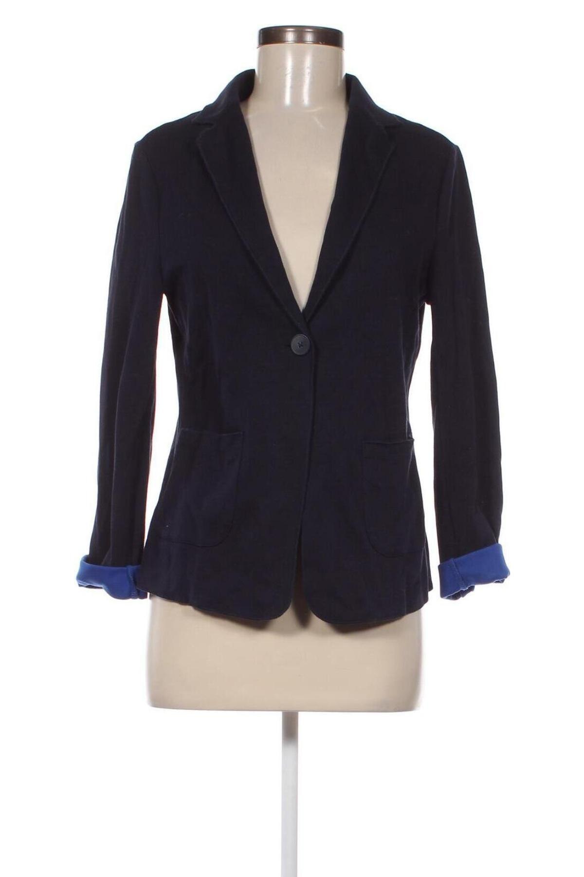 Γυναικείο σακάκι S.Oliver, Μέγεθος M, Χρώμα Μπλέ, Τιμή 26,60 €
