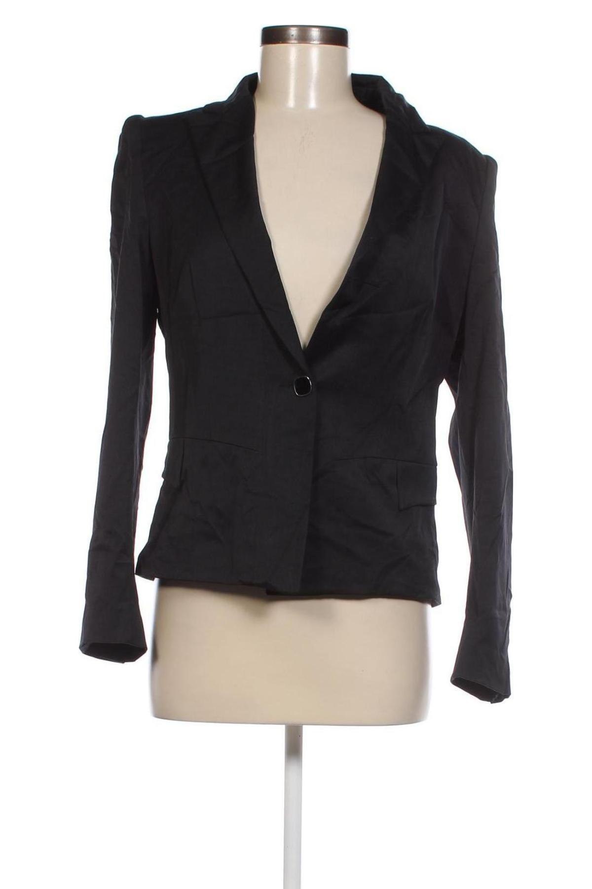 Γυναικείο σακάκι Un Deux Trois, Μέγεθος M, Χρώμα Μαύρο, Τιμή 11,52 €