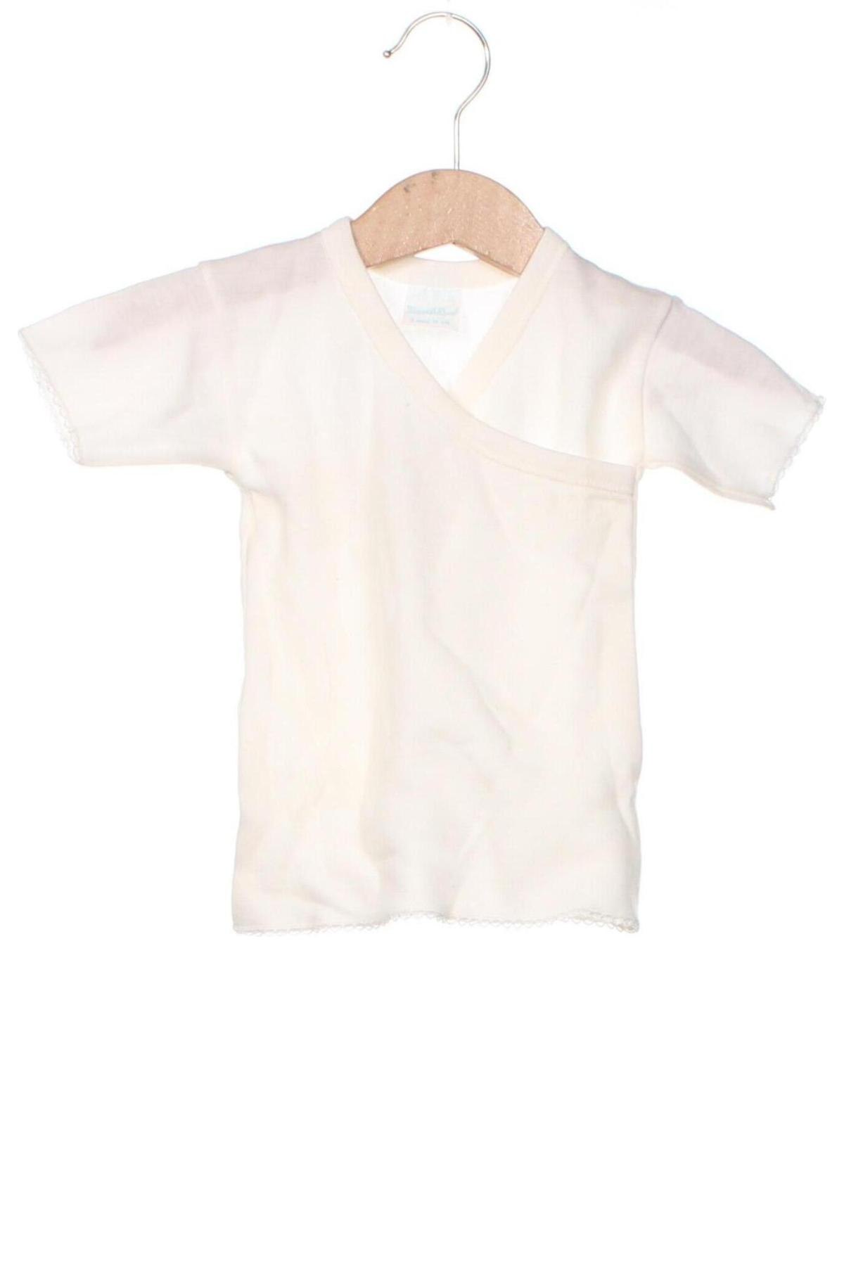 Детска блуза, Размер 6-9m/ 68-74 см, Цвят Екрю, Цена 10,14 лв.