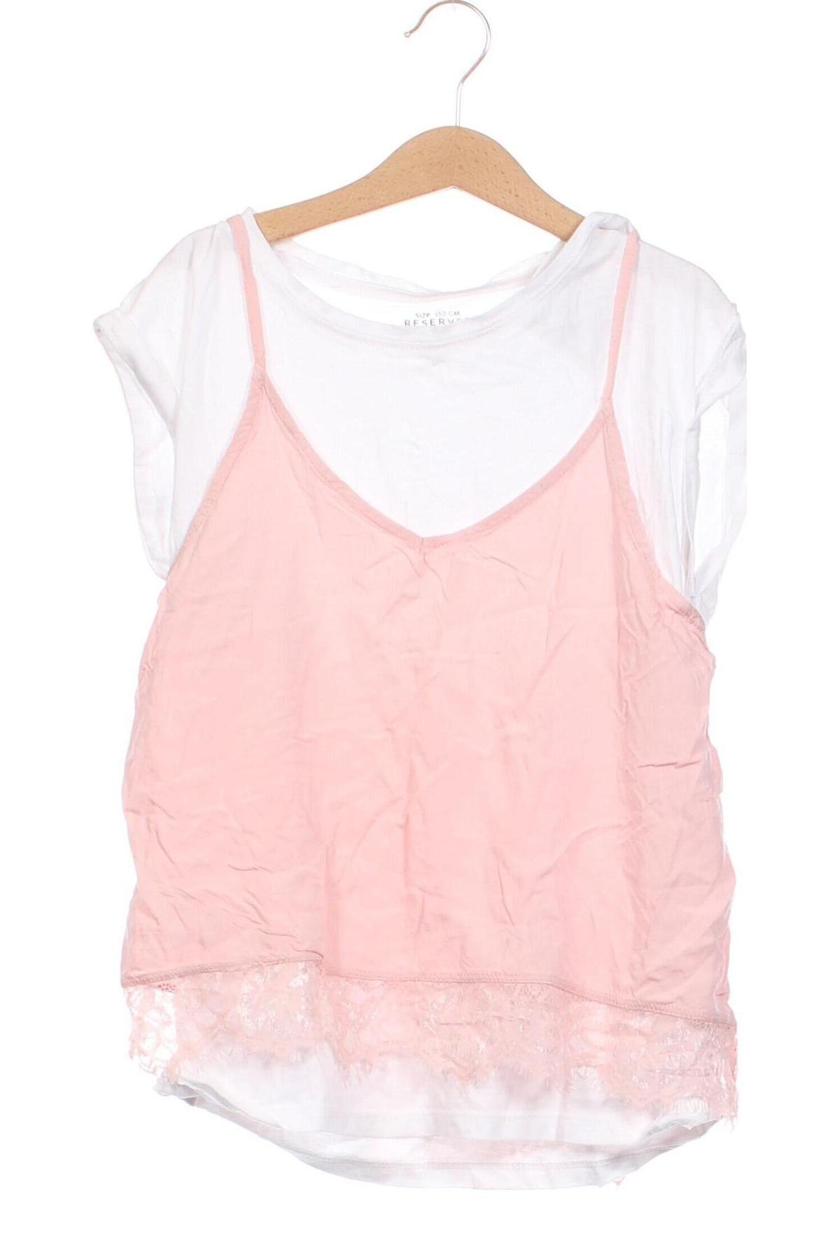 Bluză pentru copii Reserved, Mărime 11-12y/ 152-158 cm, Culoare Roz, Preț 13,62 Lei