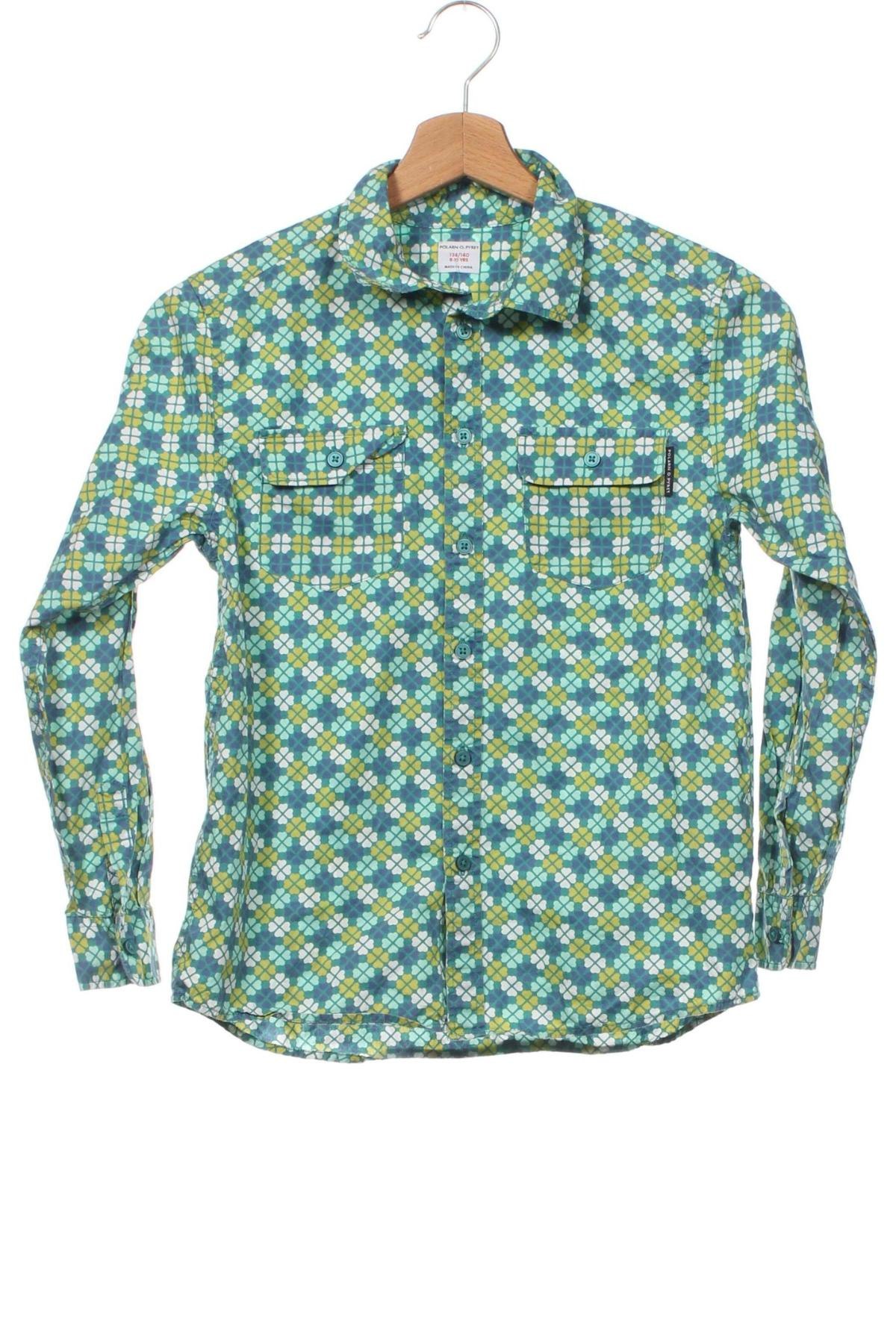 Παιδικό πουκάμισο Polarn O. Pyret, Μέγεθος 8-9y/ 134-140 εκ., Χρώμα Πολύχρωμο, Τιμή 67,01 €