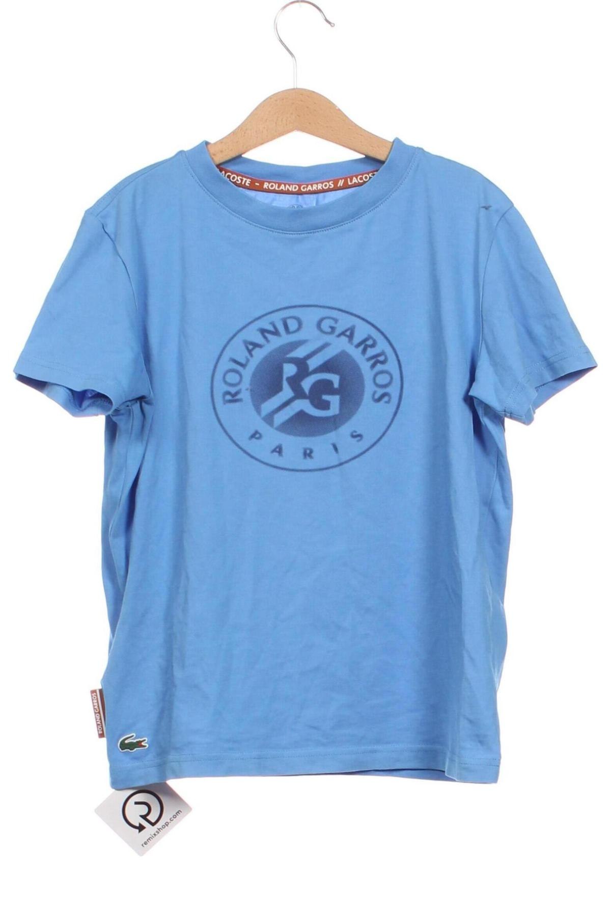Tricou pentru copii Lacoste, Mărime 10-11y/ 146-152 cm, Culoare Albastru, Preț 185,20 Lei