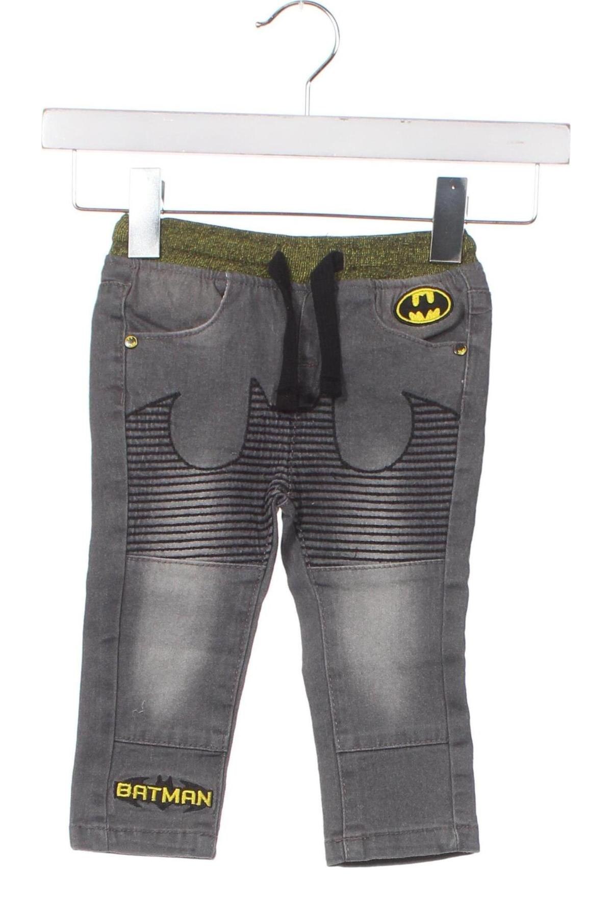 Detské džínsy  Batman, Veľkosť 9-12m/ 74-80 cm, Farba Sivá, Cena  10,83 €