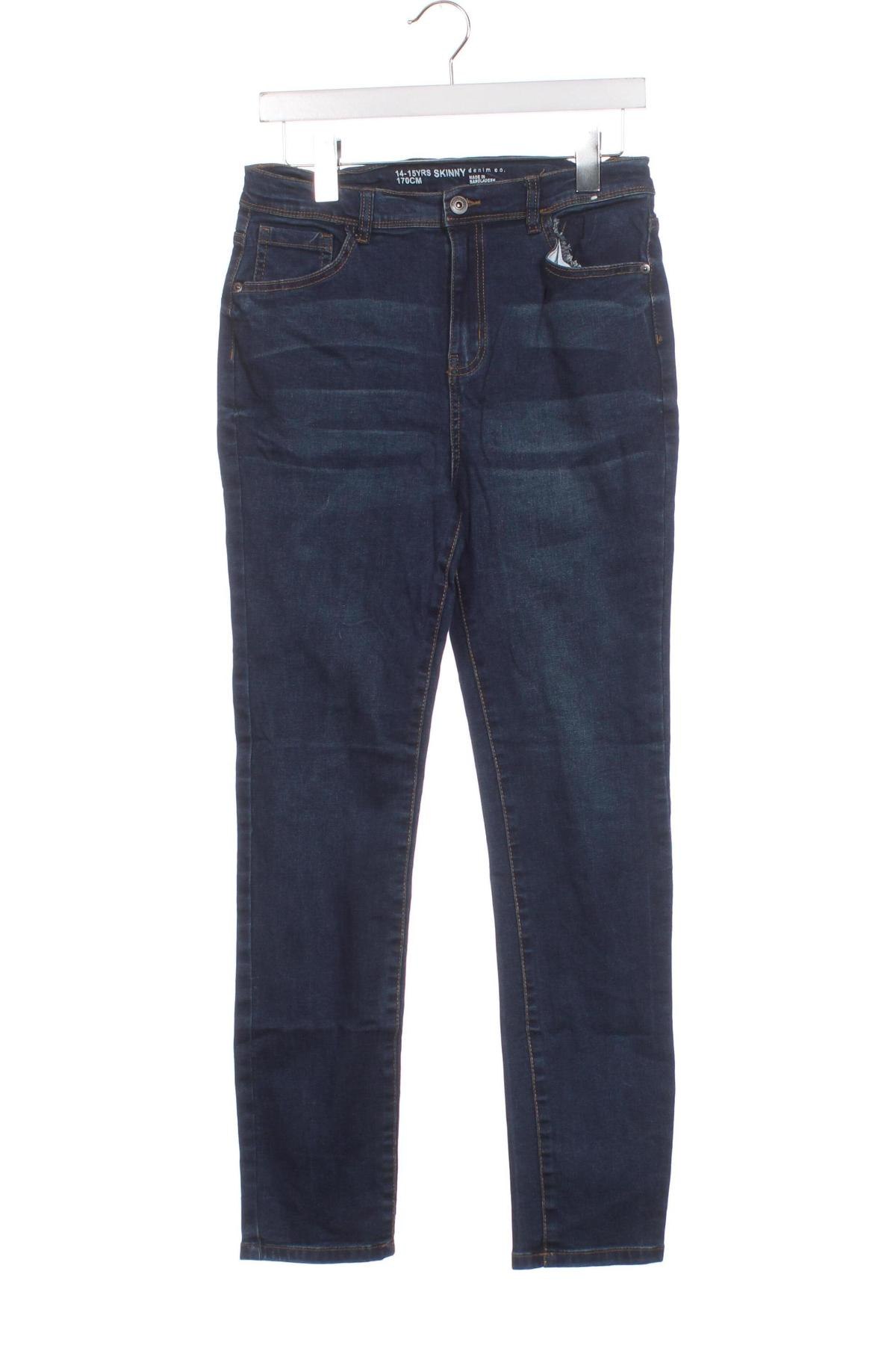 Detské džínsy  Denim Co., Veľkosť 14-15y/ 168-170 cm, Farba Modrá, Cena  3,10 €