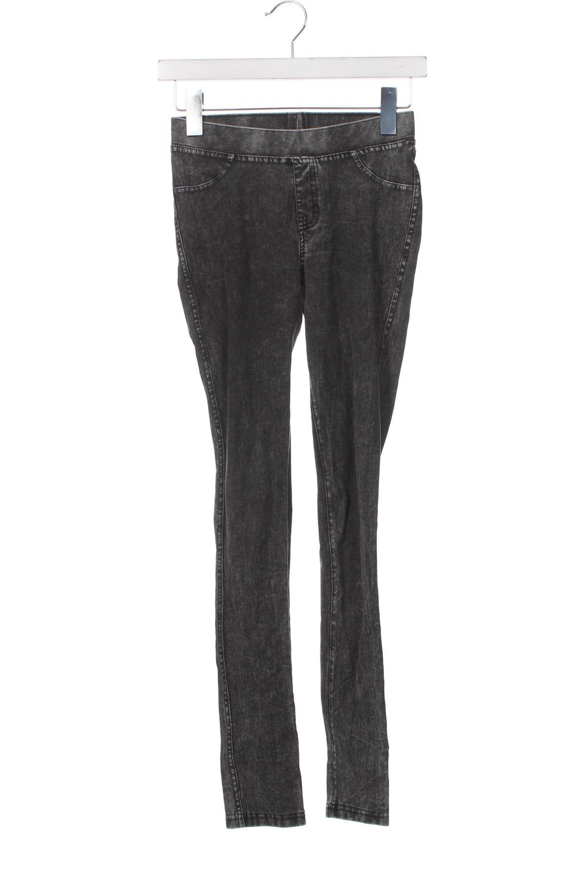 Dziecięce jeansy H&M, Rozmiar 12-13y/ 158-164 cm, Kolor Szary, Cena 22,99 zł