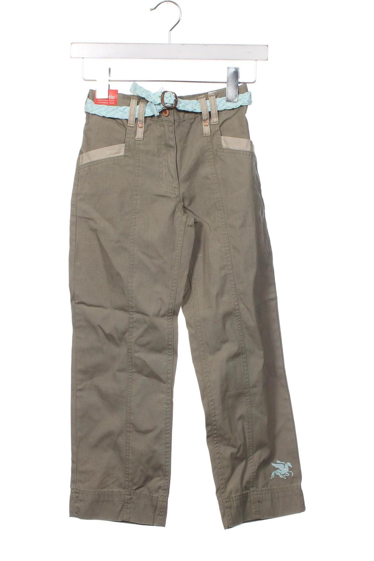 Pantaloni pentru copii Esprit, Mărime 7-8y/ 128-134 cm, Culoare Verde, Preț 35,36 Lei