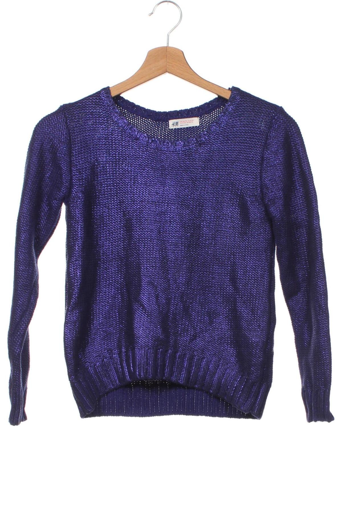 Детски пуловер H&M, Размер 10-11y/ 146-152 см, Цвят Лилав, Цена 10,00 лв.