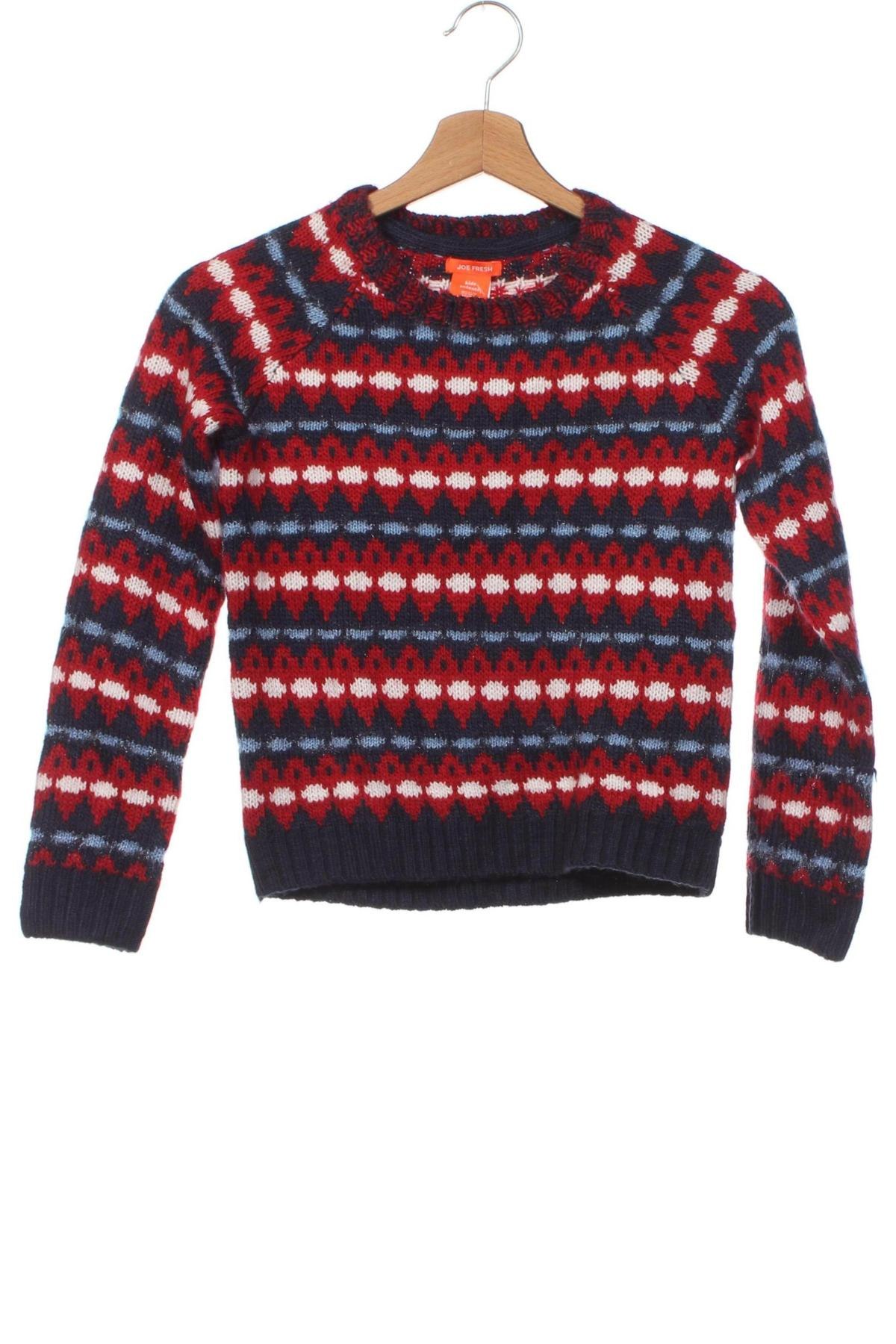 Детски пуловер Joe Fresh, Размер 7-8y/ 128-134 см, Цвят Многоцветен, Цена 5,06 лв.