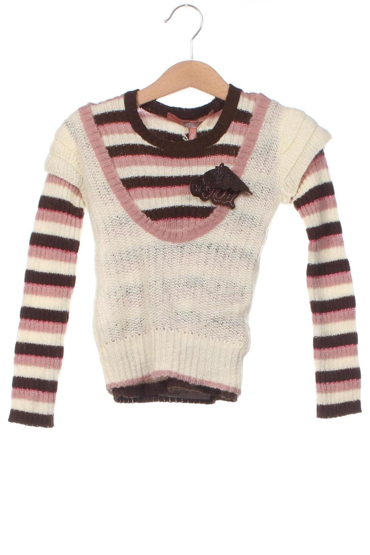Детски пуловер Miss Sixty, Размер 3-4y/ 104-110 см, Цвят Бежов, Цена 50,70 лв.