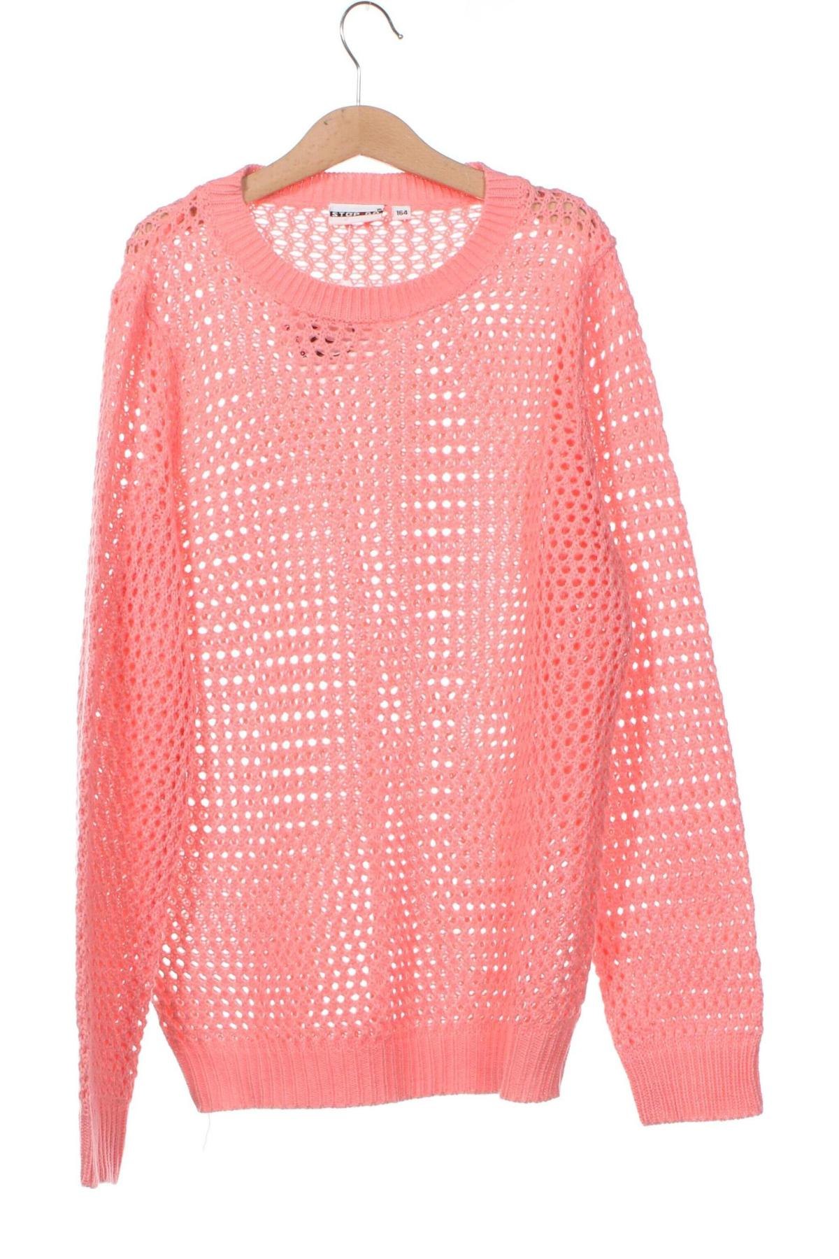 Παιδικό πουλόβερ Stop+Go, Μέγεθος 12-13y/ 158-164 εκ., Χρώμα Ρόζ , Τιμή 3,87 €
