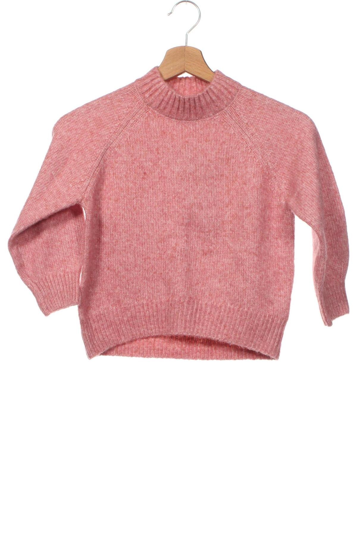 Детски пуловер Zara, Размер 5-6y/ 116-122 см, Цвят Розов, Цена 49,00 лв.