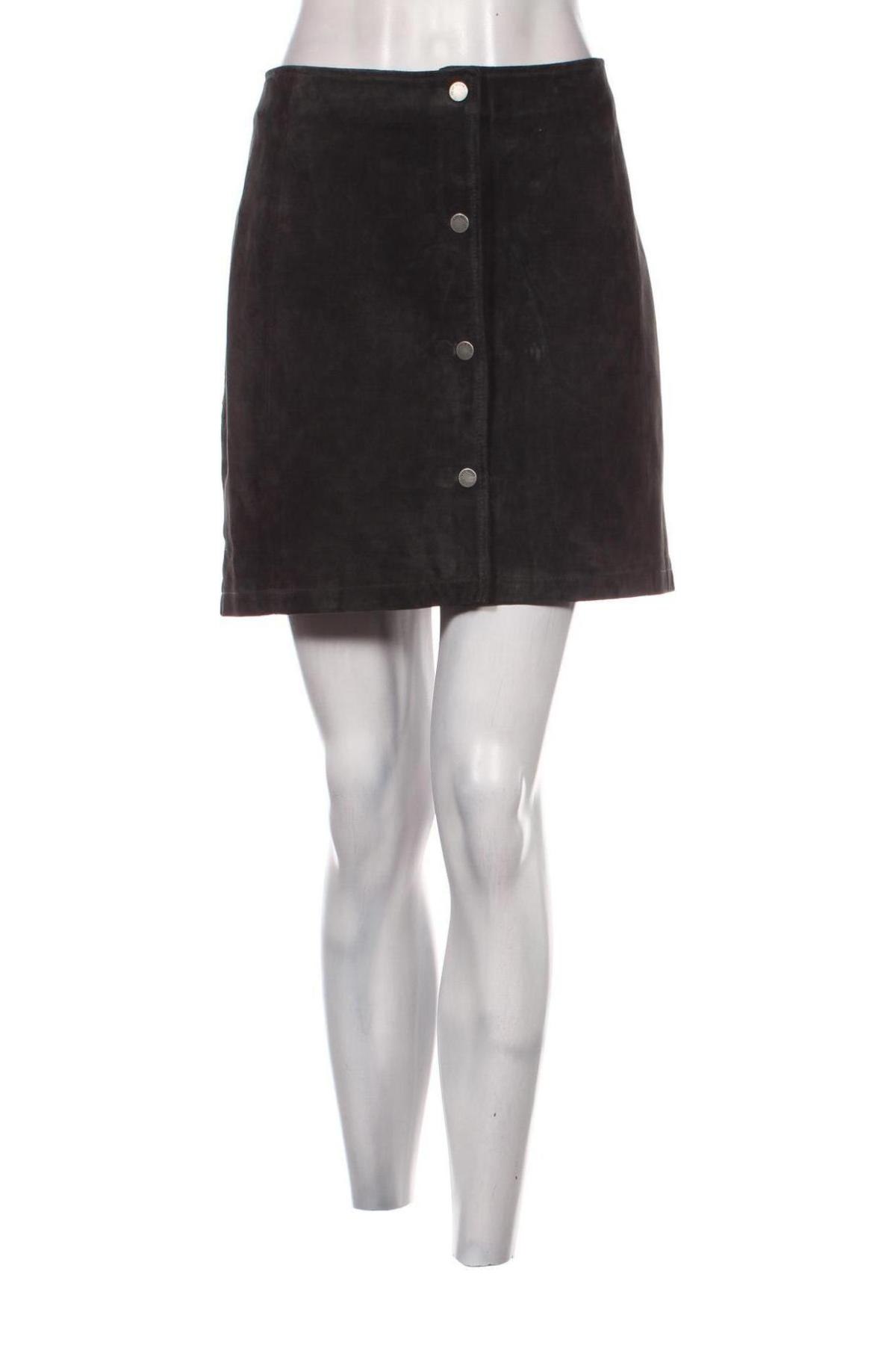Δερμάτινη φούστα Freaky Nation, Μέγεθος XL, Χρώμα Γκρί, Τιμή 144,74 €