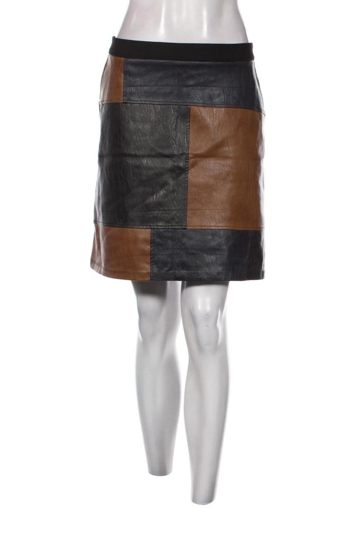 Kožená sukně  Free Quent, Velikost L, Barva Černá, Cena  405,00 Kč