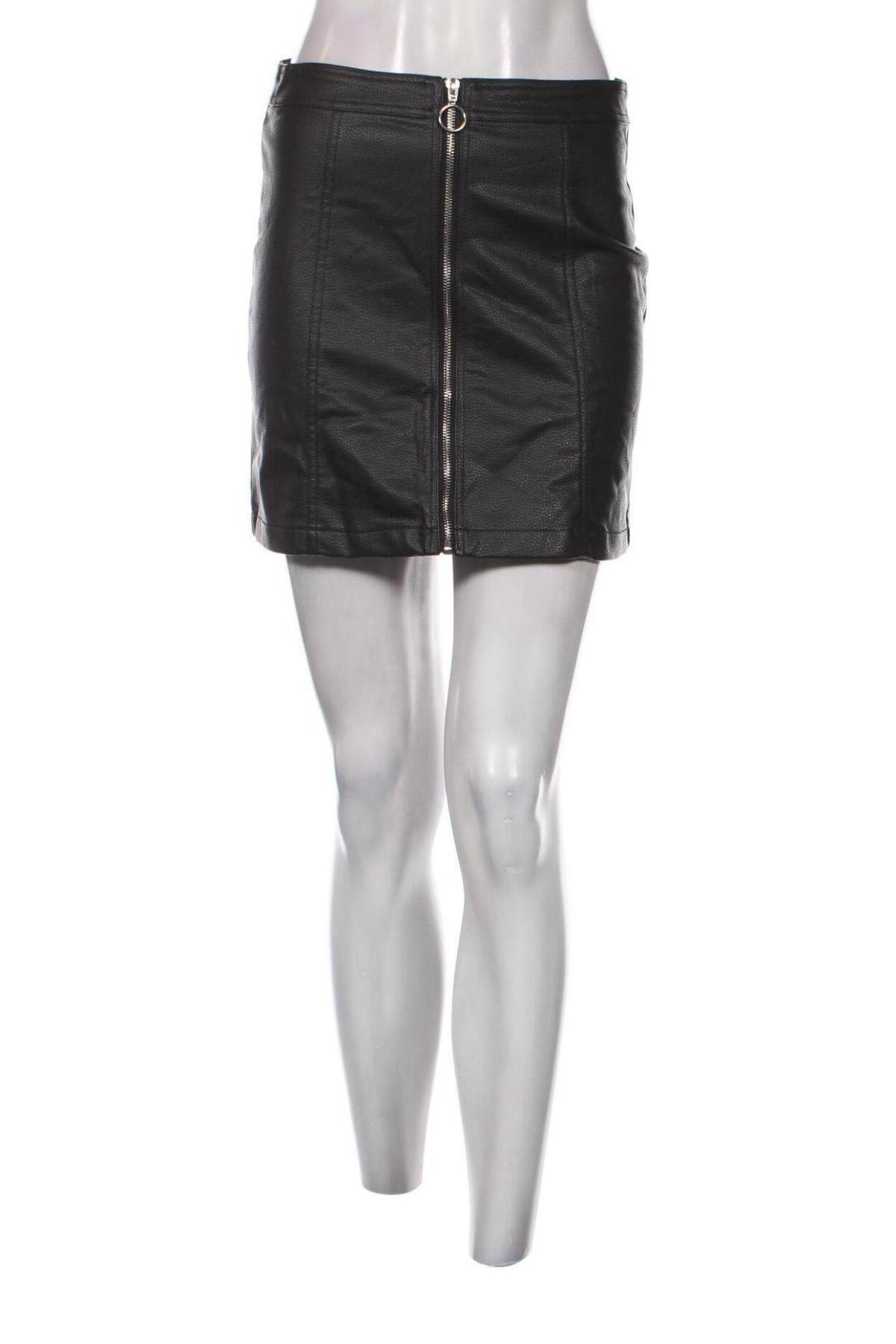 Δερμάτινη φούστα Haily`s, Μέγεθος S, Χρώμα Μαύρο, Τιμή 4,93 €
