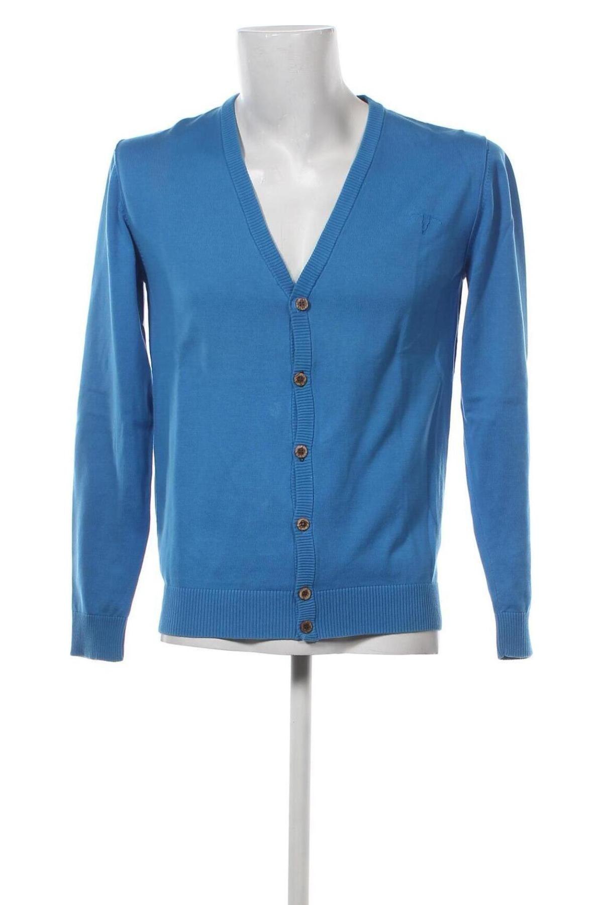 Jachetă tricotată de bărbați Edc By Esprit, Mărime XL, Culoare Albastru, Preț 41,63 Lei