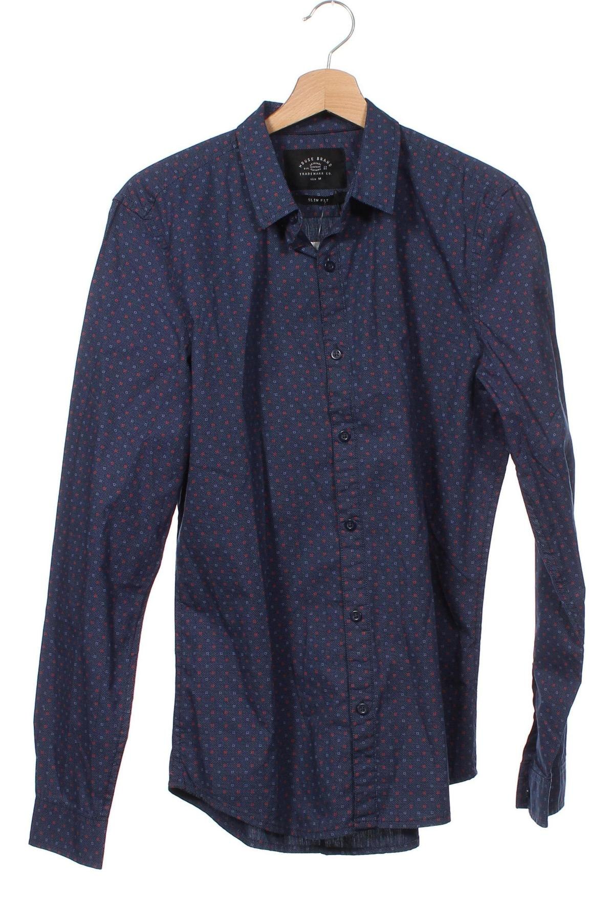 Ανδρικό πουκάμισο, Μέγεθος M, Χρώμα Μπλέ, Τιμή 23,46 €