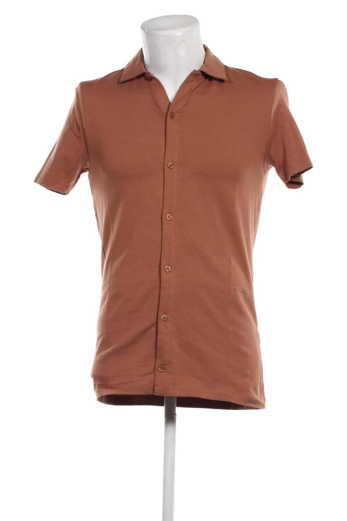 Мъжка риза ASOS, Размер L, Цвят Кафяв, Цена 36,00 лв.