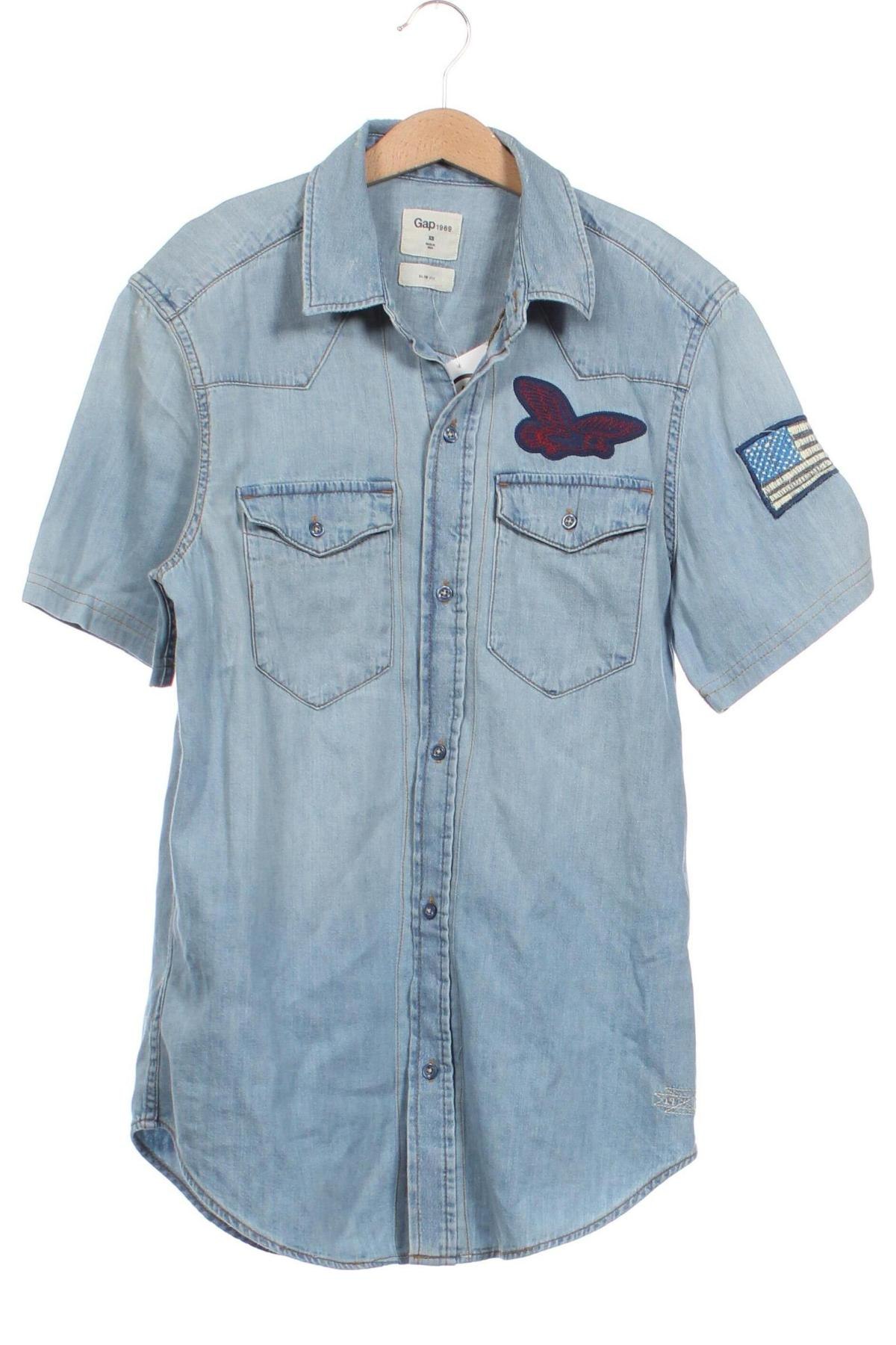 Pánska košeľa  Gap, Veľkosť XS, Farba Modrá, Cena  3,68 €