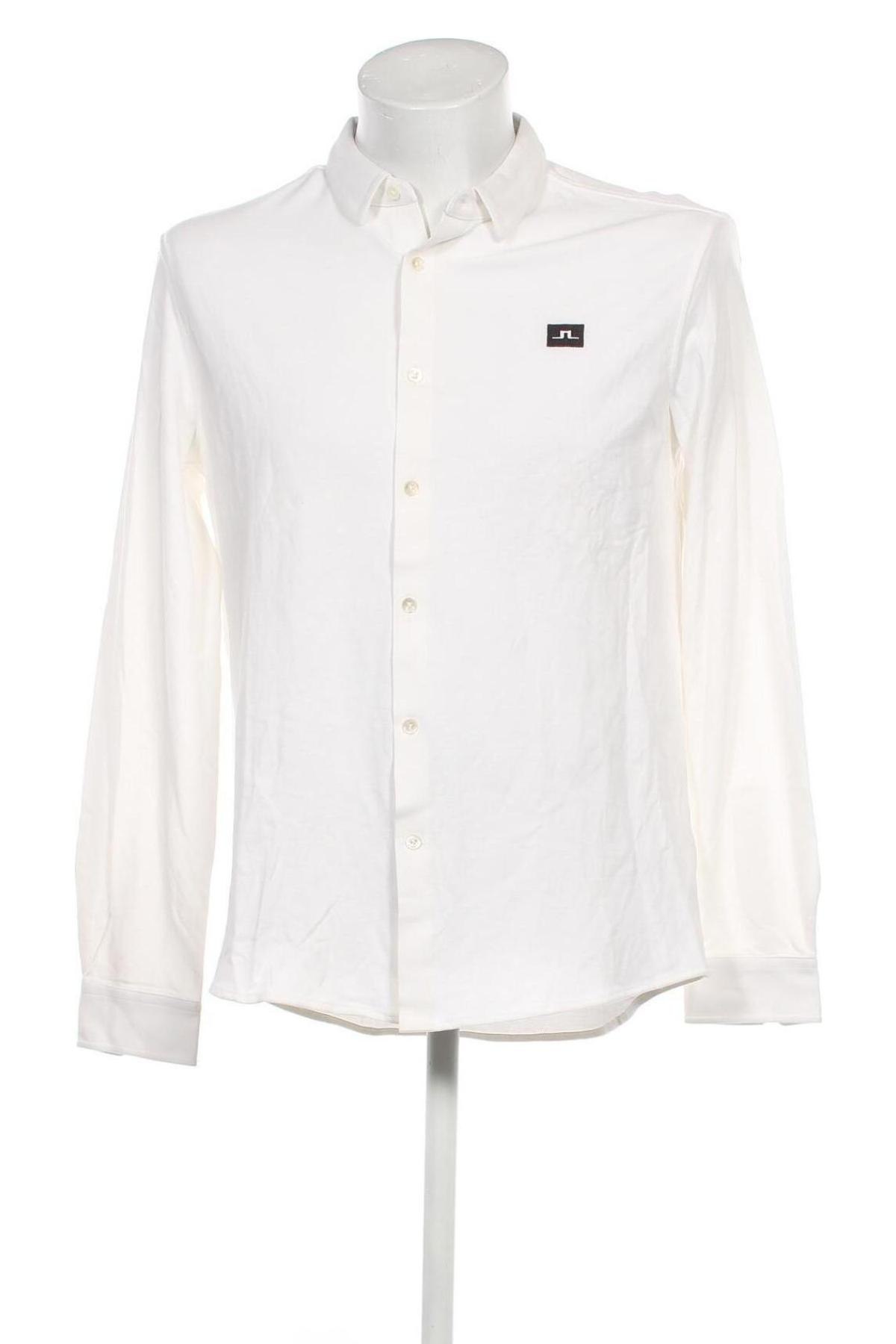 Ανδρικό πουκάμισο J.Lindeberg, Μέγεθος L, Χρώμα Λευκό, Τιμή 36,34 €
