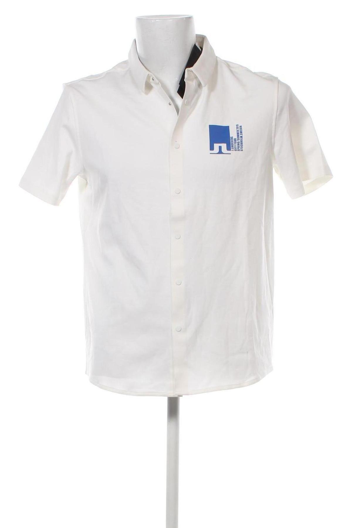 Мъжка риза J.Lindeberg, Размер L, Цвят Бял, Цена 35,36 лв.