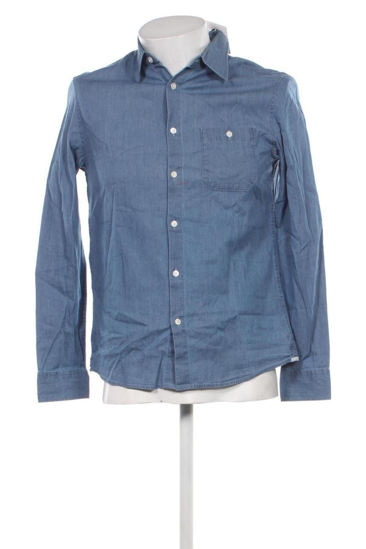 Ανδρικό πουκάμισο Jack & Jones, Μέγεθος S, Χρώμα Μπλέ, Τιμή 35,05 €