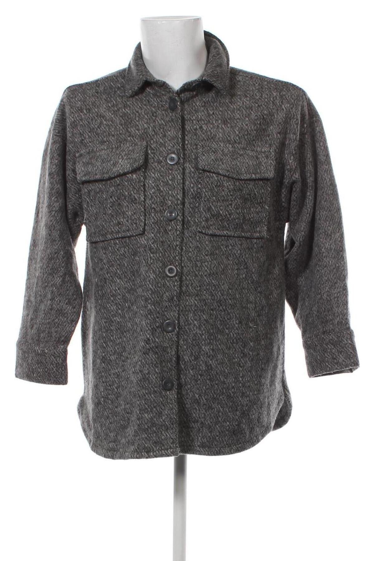 Herrenhemd KappAhl, Größe L, Farbe Grau, Preis 6,85 €