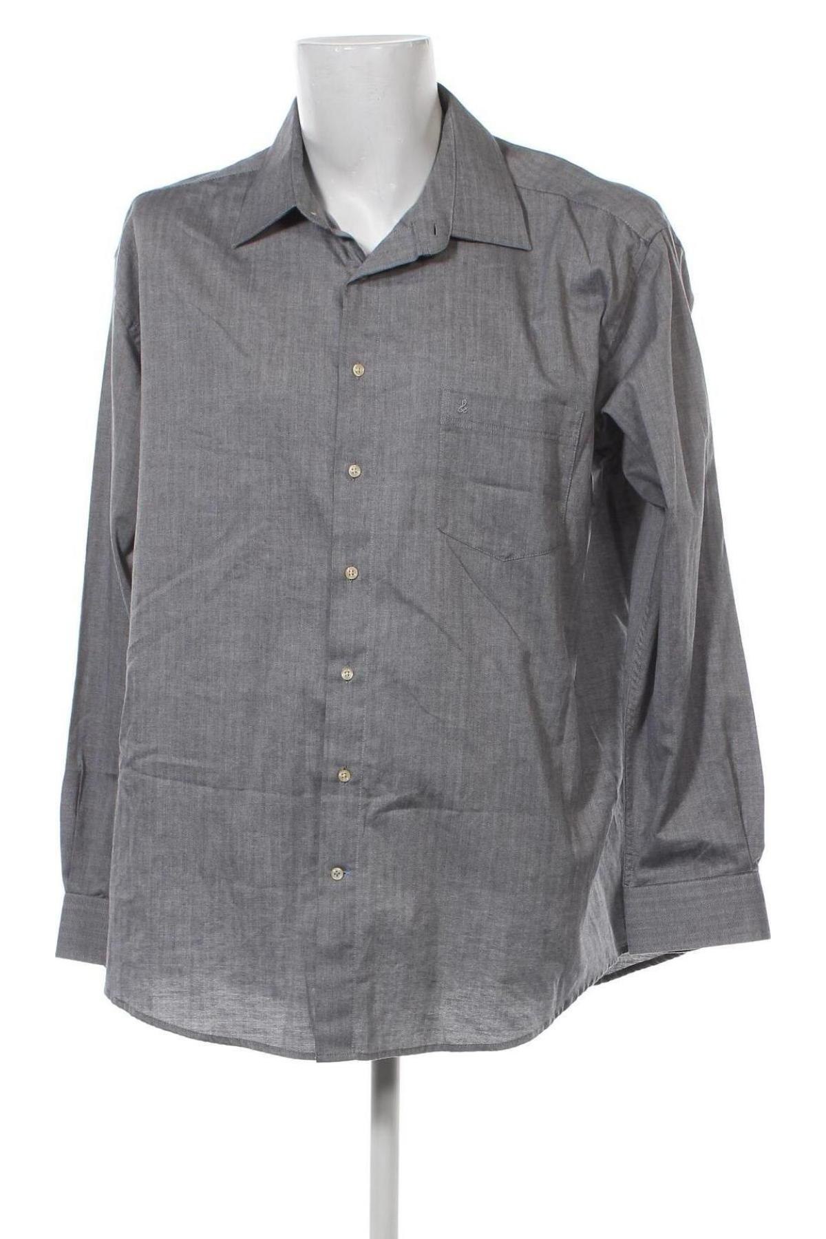 Ανδρικό πουκάμισο Sack's, Μέγεθος XXL, Χρώμα Γκρί, Τιμή 24,12 €