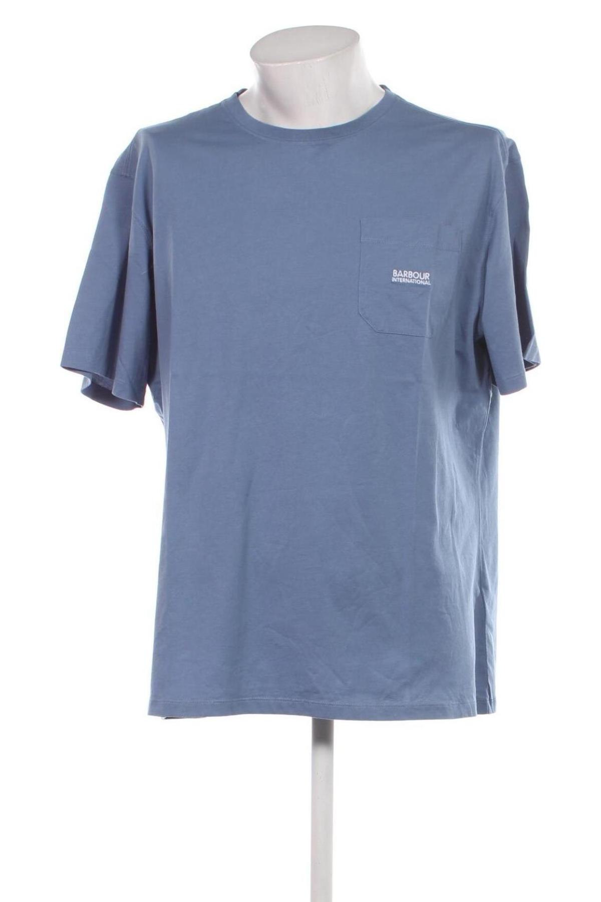 Мъжка тениска Barbour, Размер XXL, Цвят Син, Цена 68,00 лв.