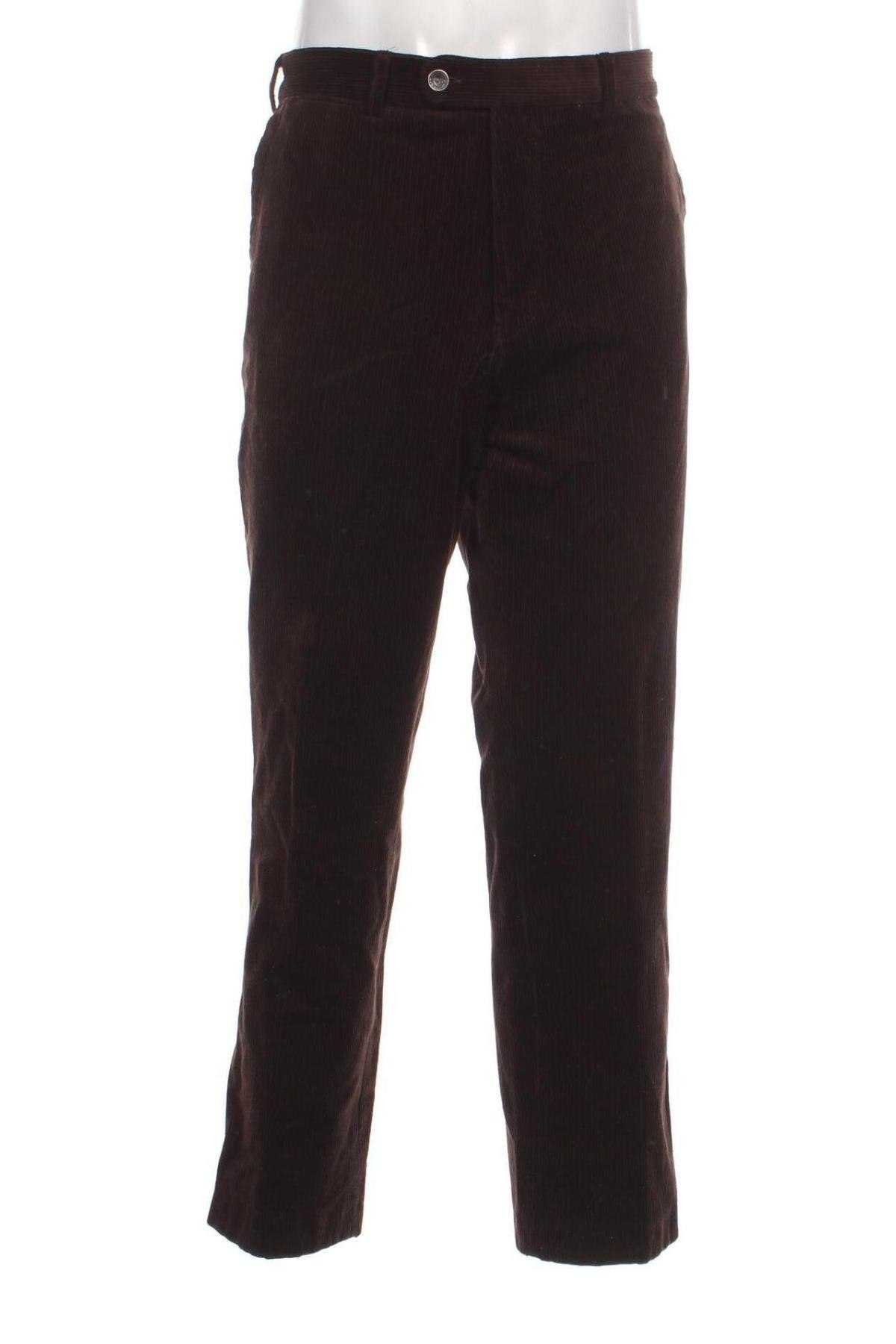 Ανδρικό κοτλέ παντελόνι Walbusch, Μέγεθος XL, Χρώμα Καφέ, Τιμή 27,22 €