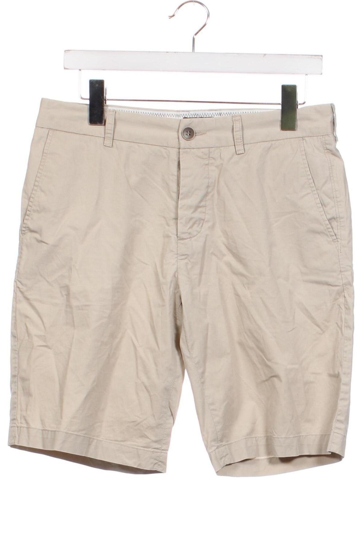 Мъжки къс панталон H&M, Размер M, Цвят Бежов, Цена 25,00 лв.