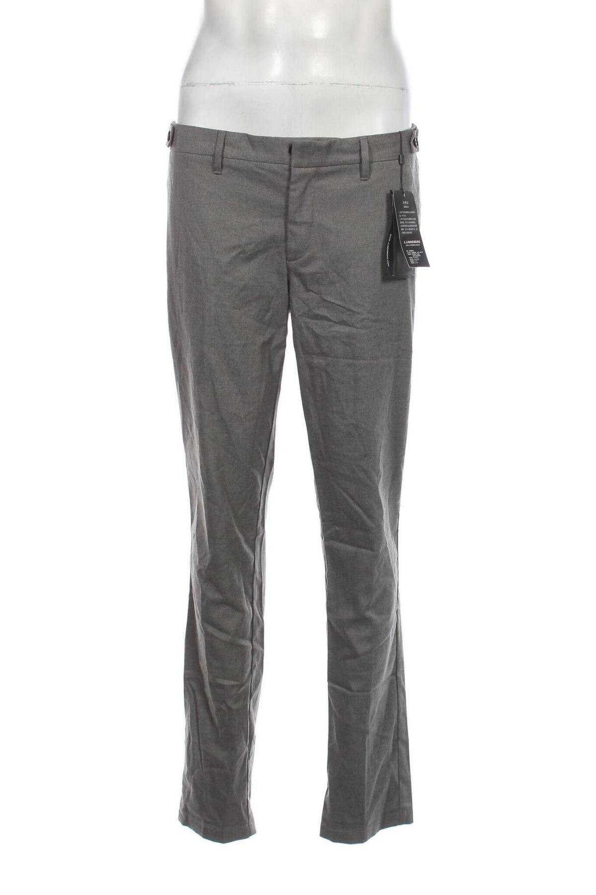 Ανδρικό παντελόνι J.Lindeberg, Μέγεθος L, Χρώμα Γκρί, Τιμή 39,38 €
