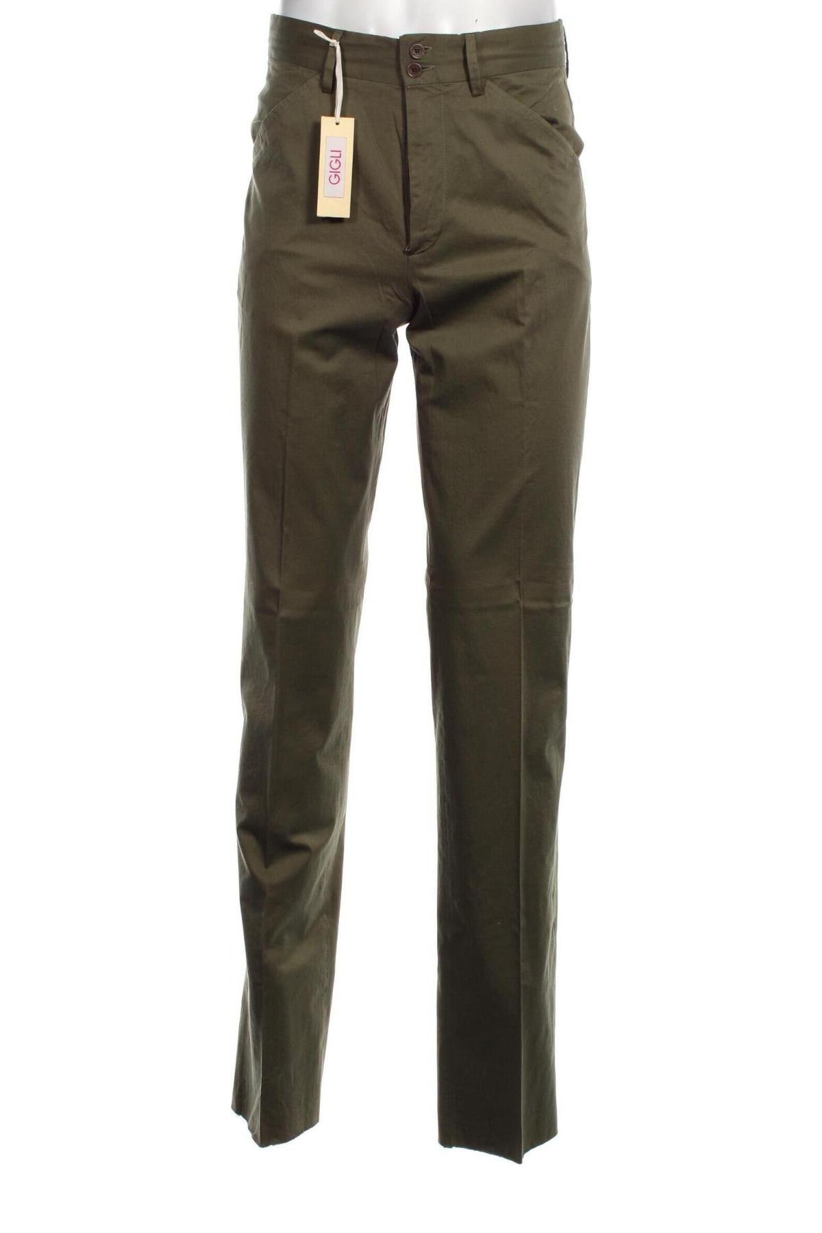 Ανδρικό παντελόνι Romeo Gigli, Μέγεθος M, Χρώμα Πράσινο, Τιμή 7,48 €