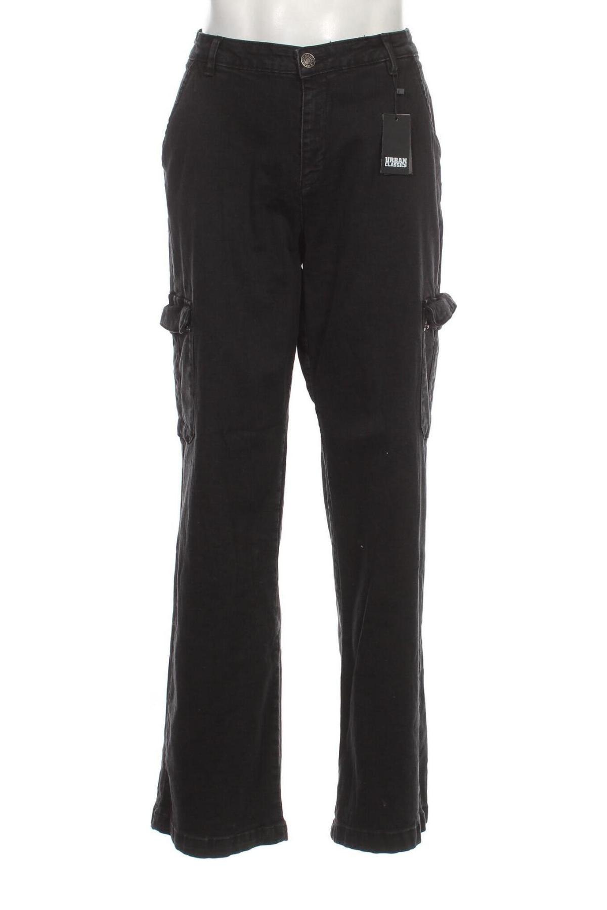 Pantaloni de bărbați Urban Classics, Mărime M, Culoare Gri, Preț 71,58 Lei
