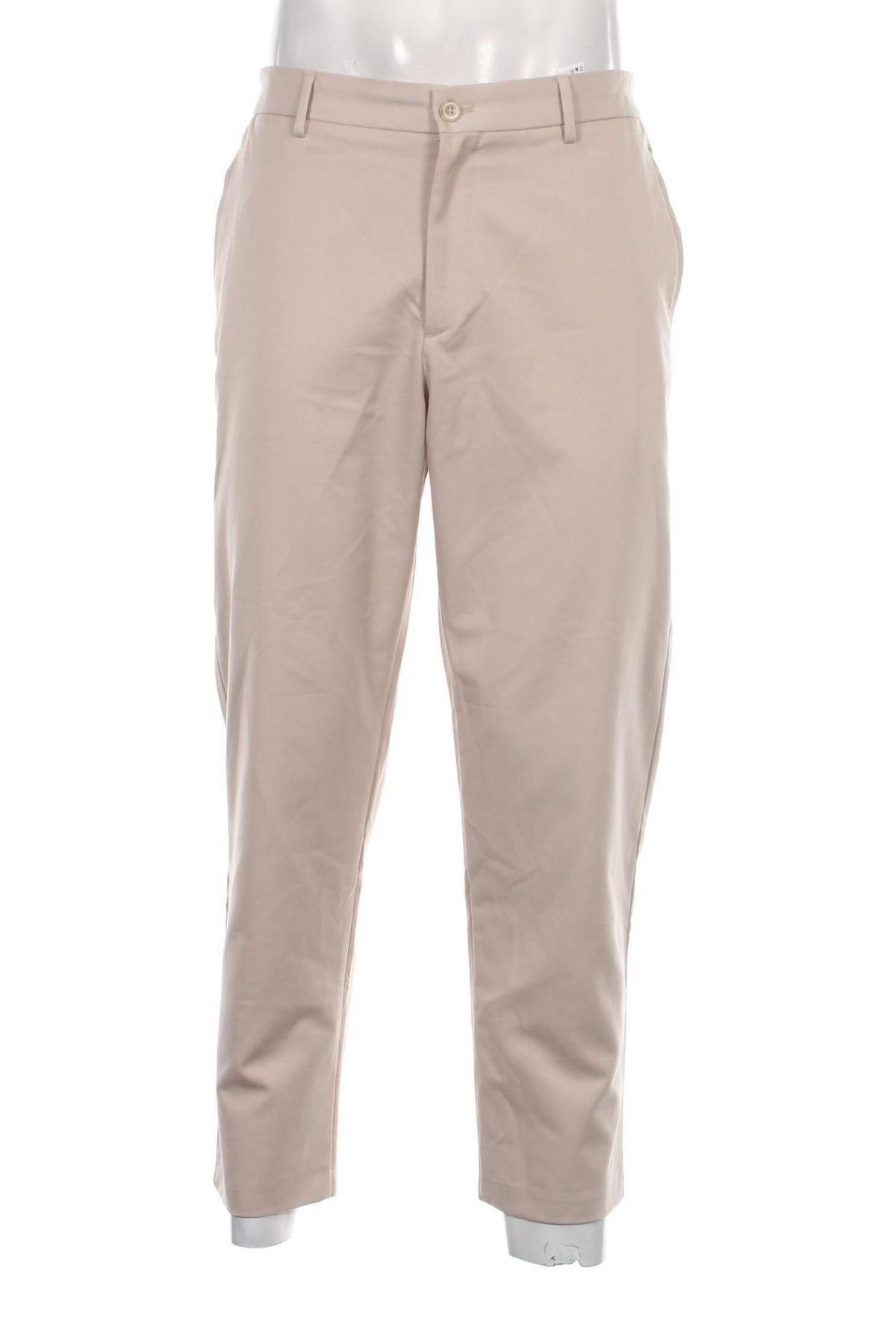 Мъжки панталон Zara, Размер L, Цвят Бежов, Цена 50,00 лв.